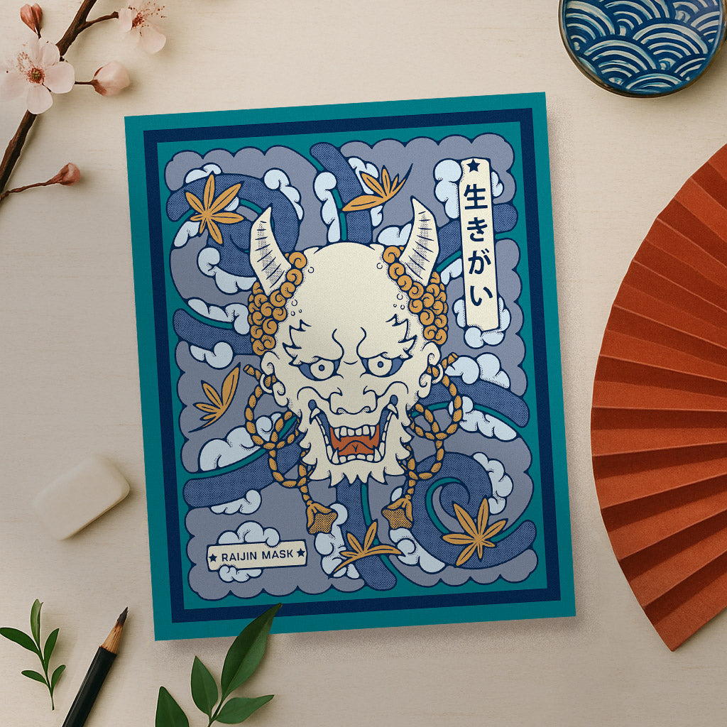 Libreta Yōkai «Raijin Mask»