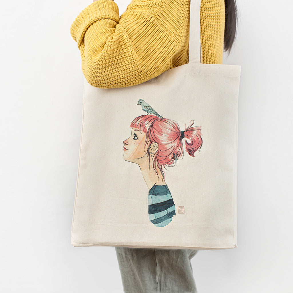 Bolso Esther Gili «Pájaros en la cabeza»