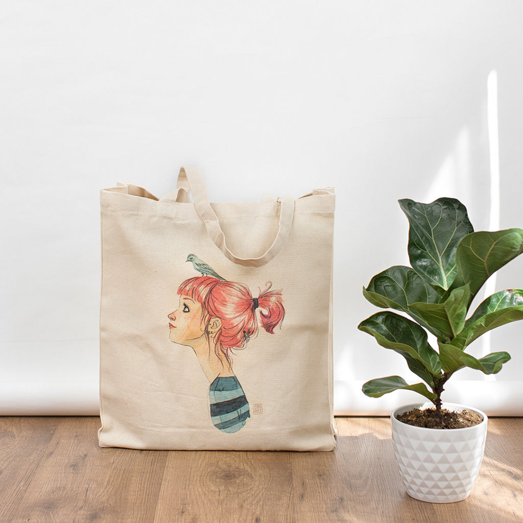 Bolso Esther Gili «Pájaros en la cabeza»