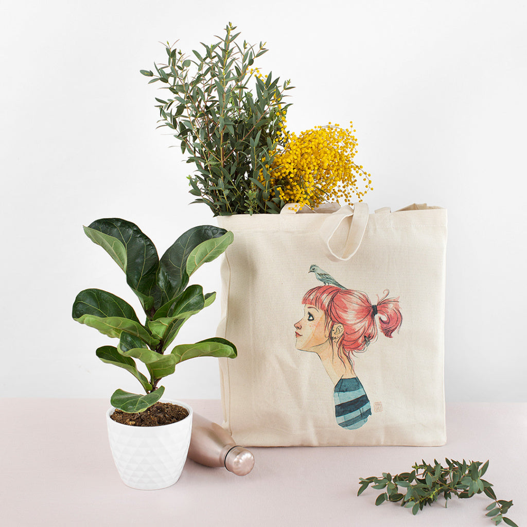 Bolso Esther Gili «Pájaros en la cabeza»