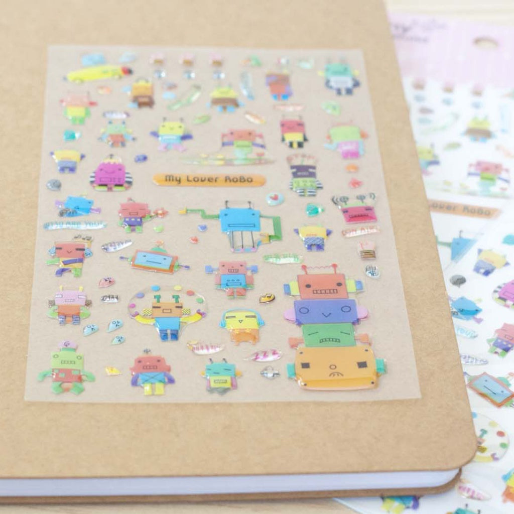 Stickers Let's Play With Robo