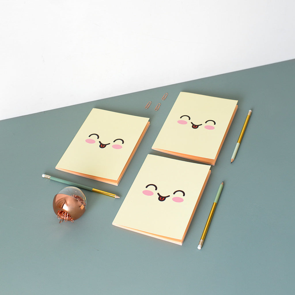 Cuaderno Emoji amarillo