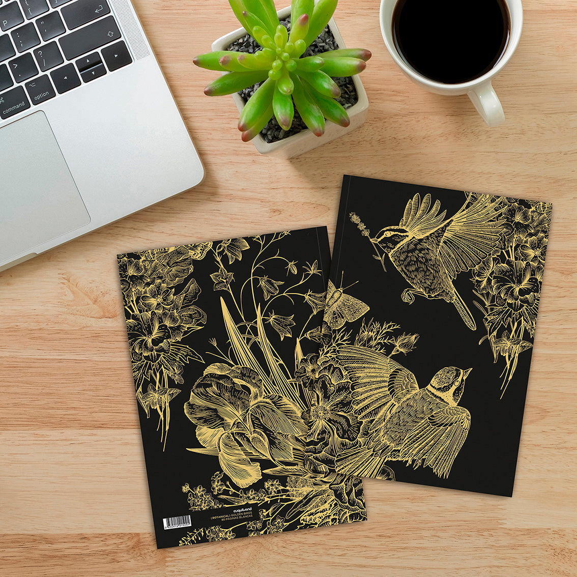 Cuaderno «Golden Birds»