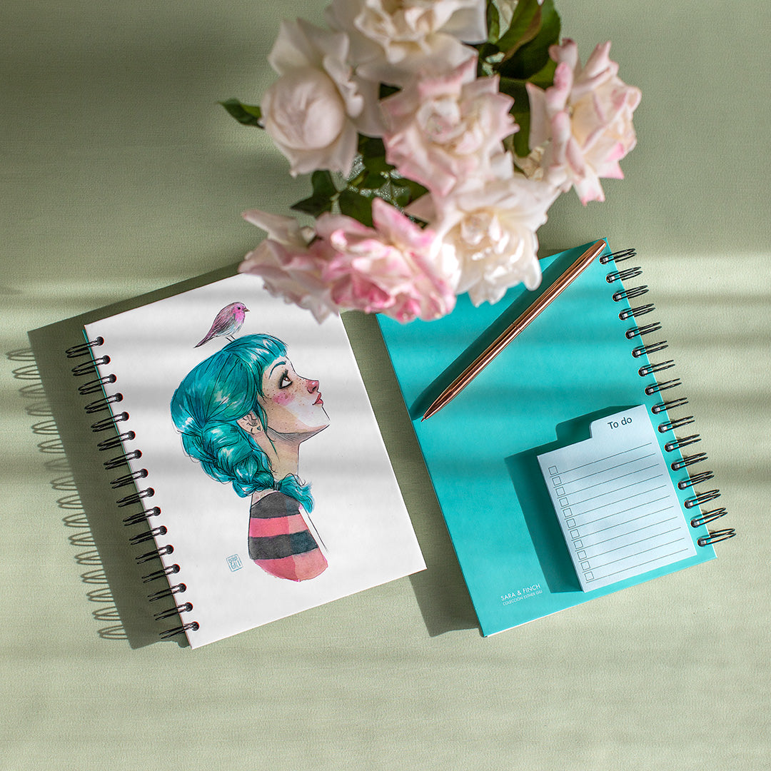 Cuaderno anillas Esther Gili «Sara & Finch»