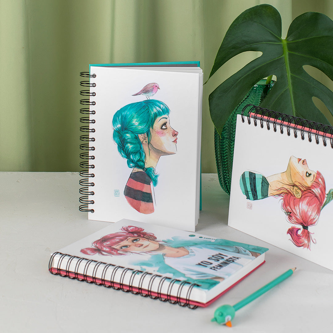 Cuaderno anillas Esther Gili «Sara & Finch»