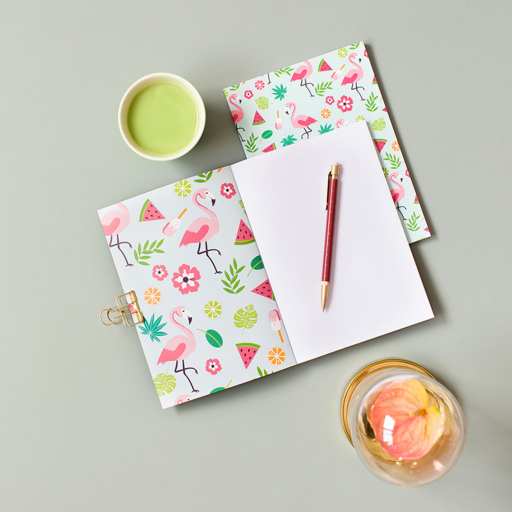 Cuaderno «Tropical Flamingos»
