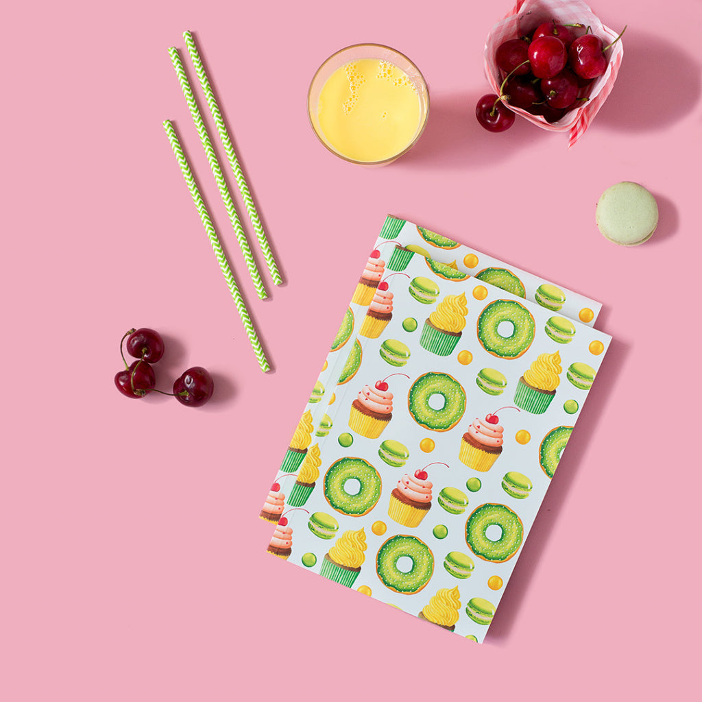 Set de 2 cuadernos Bakery Station