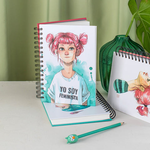 Cuaderno anillas Esther Gili «Yo soy feminista»