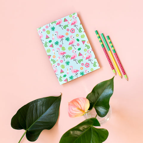 Cuaderno «Tropical Flamingos»