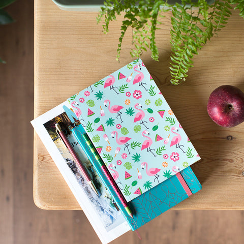 Cuaderno «Tropical Flamingos»