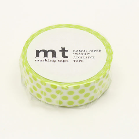 MT Masking Tape Dot Lime