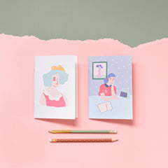 Set de 2 libretas BELLA